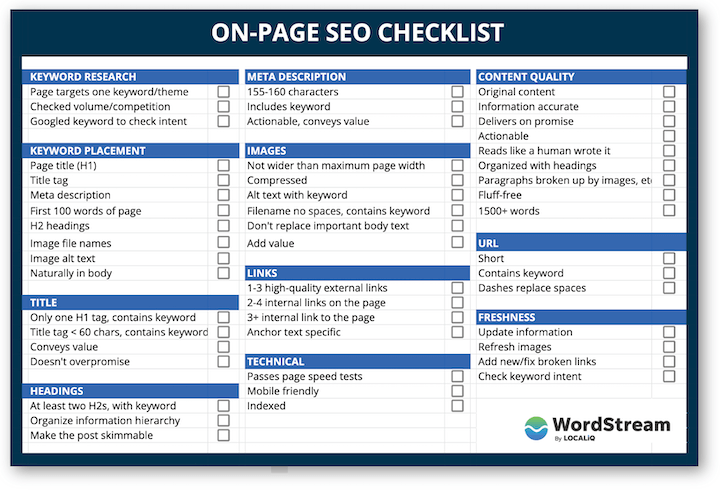 on-page seo 