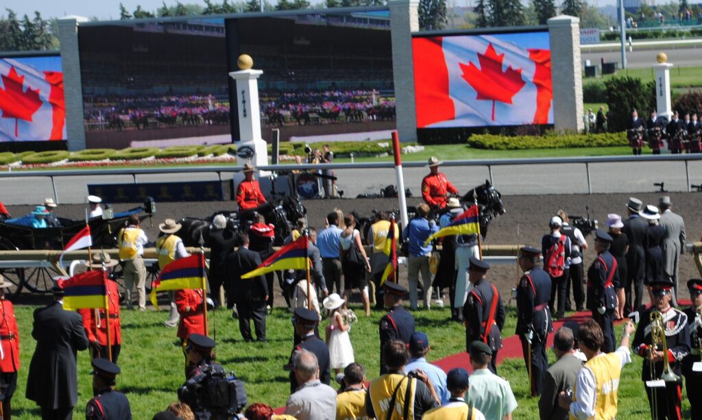 Arrival of Elizabeth II at the 2010 Queen's Plate at Woodbine Racetrack